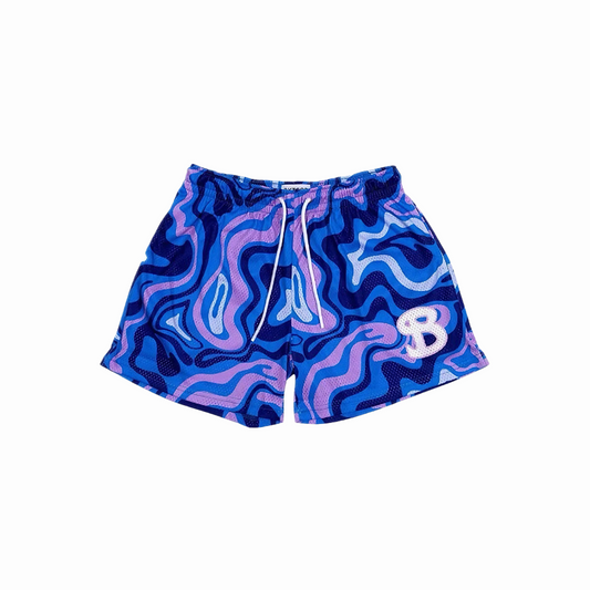 Shorts 'Purple Liquify'